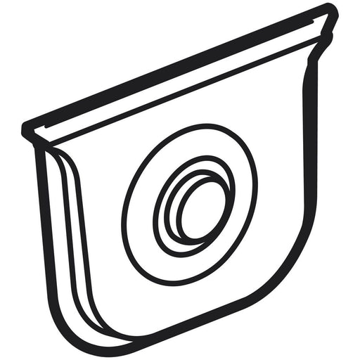 Legrand - Kabeleinsteckstutzen Kabeleinführung 1f.ws Legrand 069646 max.25mm − 1 Stück by Legrand
