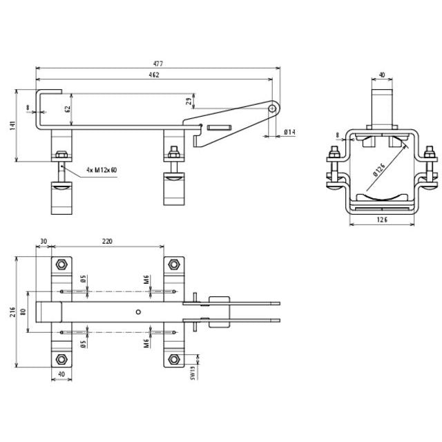 DEHN - Einschlaghilfe für Stab-/Tiefenerder Hammeraufnahme St/tZn HA VH BO GSH 27 VC für Bosch GSH 27 VC