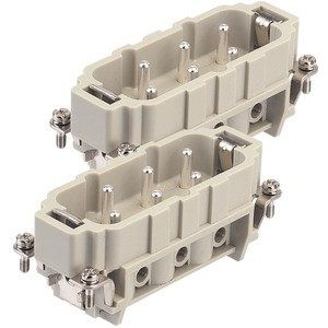 Harting - Kontakteinsatz für Rechtecksteckverbinder Stifteinsatz 09310062611 6pol.,35A,400/690V