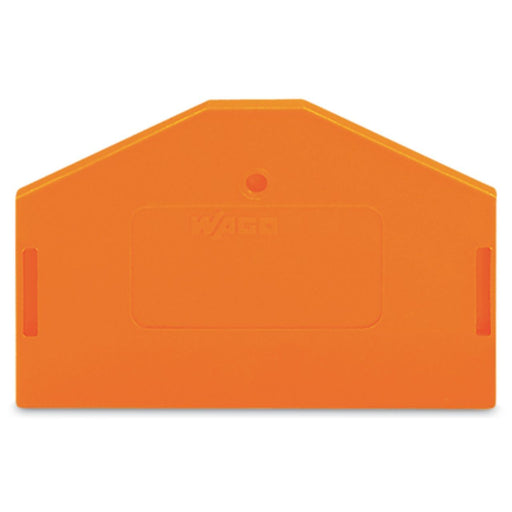 WAGO - Abschluss- und Zwischenplatte für Reihenklemme Zwischenplatte 281-313 orange
