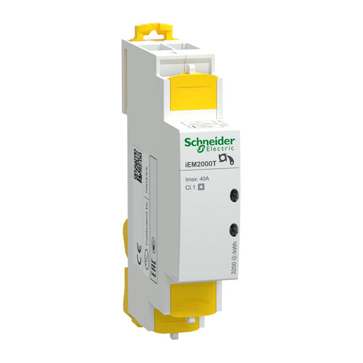 Schneider Electric - Elektrizitätszähler Energiezähler IEM2000T A9MEM2000T 1P 40A Puls