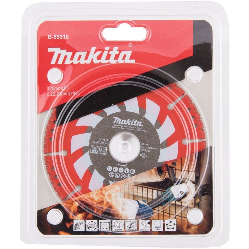 Makita - Trenn-/Schleifscheibe Diamantscheibe B-55310 125mm Rettung