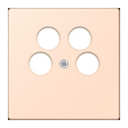 Jung - Einsatz/Abdeckung für Kommunikationstechnik Abdeckung für SAT-TV LC 990-4 SAT2 228 rose pale (32091)
