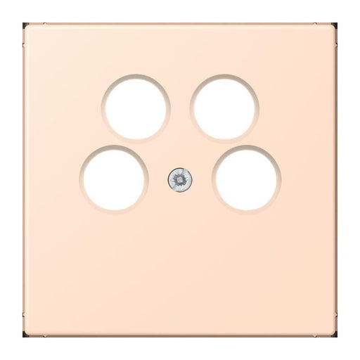 Jung - Einsatz/Abdeckung für Kommunikationstechnik Abdeckung für SAT-TV LC 990-4 SAT2 228 rose pale (32091)
