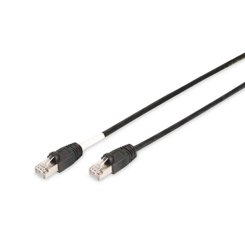 DIGITUS - Patchkabel Kupfer Patchkabel CAT 6 S/FTP DK-1644-100/BL-OD Outdoor,10m,sw