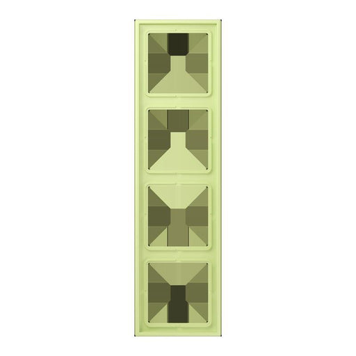 Jung - Abdeckrahmen Rahmen 4-fach LC 984 222 vert jaune clair