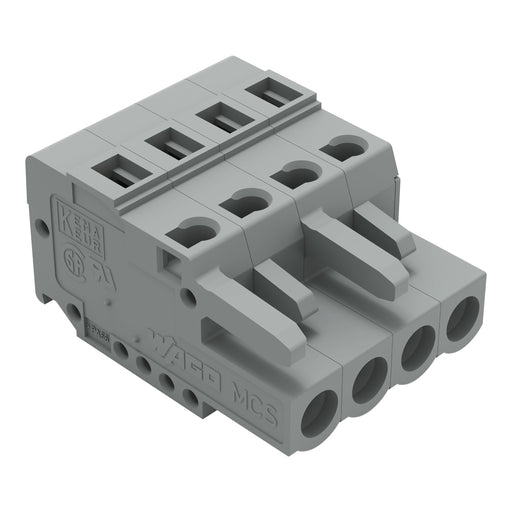 WAGO - Kabelsteckverbinder für Leiterplattensteckverbinder Federleiste 231-104/102-000 − 100 Stück
