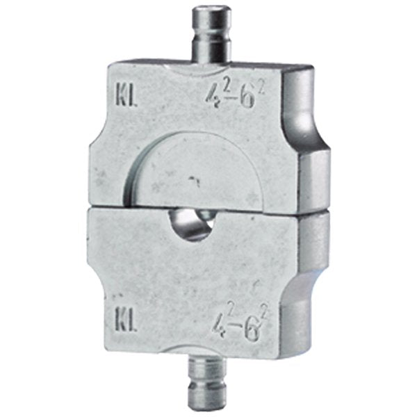 Klauke - Einsatz für Presswerkzeug Kabelschuhe/Verbinder, Aderendhülsen, Schirmanschluss Presseinsatz HN 4, 10 mm² HN410 Serie 4
