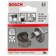 Bosch - Werkzeugset Lochsägen-Set, 1609200243 8-tlg., 25-68 mm