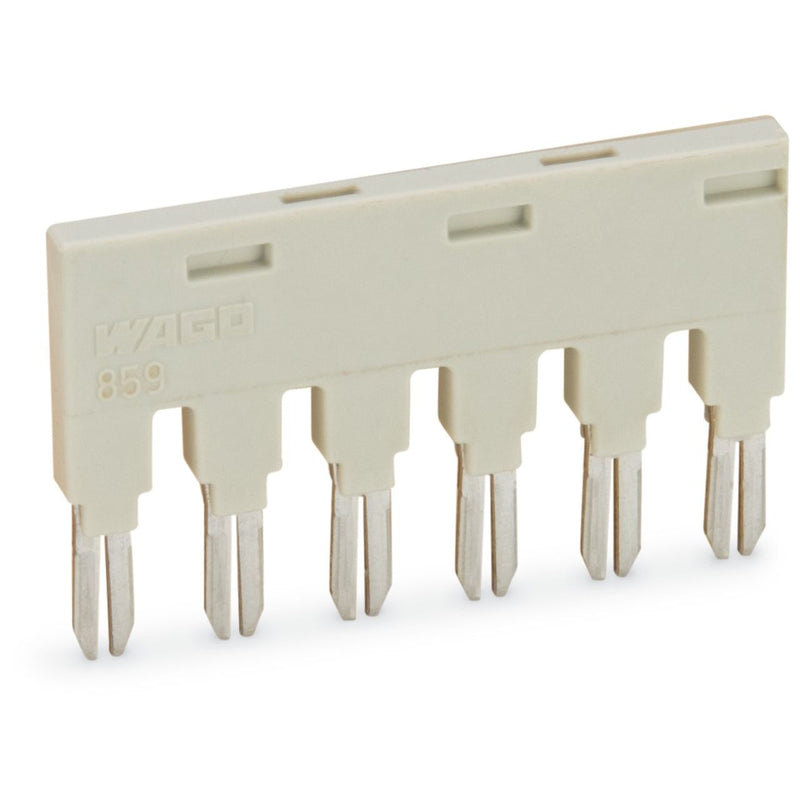 WAGO - Zubehör/Ersatzteile für Schaltrelais Brücker f.Brückungsschacht 859-406/000-006 6-fach,blau − 25 Stück
