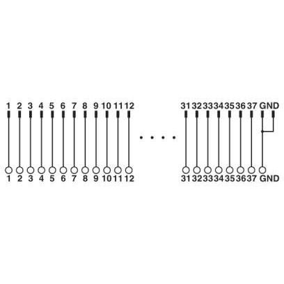 Phoenix Contact - Übergabemodul VIP-2/PT/D37SUB/M