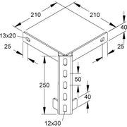 Niedax - Montagematerial für Kabeltragsystem Klemmadapter KWAE 200