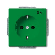 Busch-Jaeger - Steckdose SCHUKO Steckdosen-Einsatz 20 EUCB-13-82-102 grün RAL6032