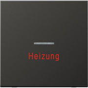 Jung - Abdeckung/Bedienelement für Installationsschalterprogramme Wippe Aufs.Heizung/Notsch. AL 2990 H AN für Kontrollschalter