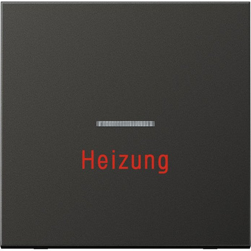 Jung - Abdeckung/Bedienelement für Installationsschalterprogramme Wippe Aufs.Heizung/Notsch. AL 2990 H AN für Kontrollschalter