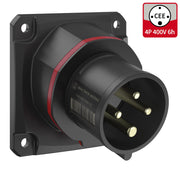 Walther Werke - CEE-Gerätestecker (IEC 60309) CEE NEO Anbaugerätestecker FW713406CC schräg 16A 4P 6h − 5 Stück