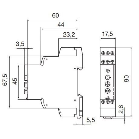 Eberle Controls - Stromüberwachungsgerät Strommessrelais IMI-1
