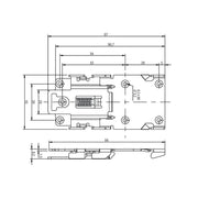 WAGO - Komponente für die Aufstellung/Anreihtechnik (Schaltschrank) Befestigungsadapter, 2789-1145 1,5mm, Carbonstahl − 500 Stück