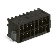 WAGO GmbH & Co. KG - Leiterplattensteckverbinder THT-Stiftleiste, 2-reihig 713-1422/037-000 abgewinkelt,sw − 80 Stück