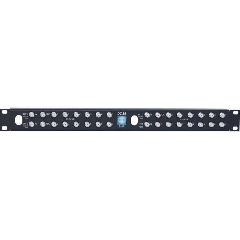 Wisi - Abzweiger und Verteiler Patchverteiler DC28 3S1T Ausg.3x7(21)SAT