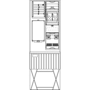 Elsta Mosdorfer - Zähler-Komplettschrank Zähleranschlusssäule ZS322B.W4.A A320 W4 2Z BKEI TA