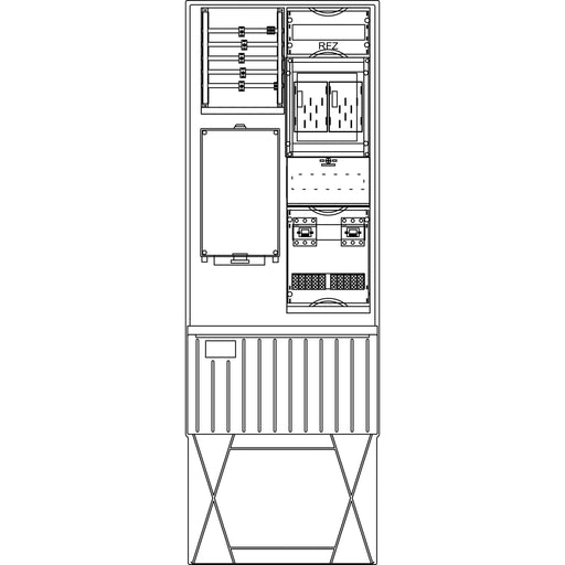 Elsta Mosdorfer - Zähler-Komplettschrank Zähleranschlusssäule ZS322B.W4.A A320 W4 2Z BKEI TA