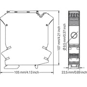 WAGO - Strommessumformer 2857-550 100A AC/DC