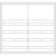 ABN - Gehäuse/Schaltschrank (leer) Wandgehäuse SP46RK042 IP54 SK2 schutzisol