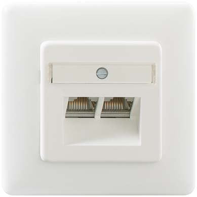 Rutenbeck - Kommunikationsanschlussdose Kupfer Anschlussdose flex 136112070 UAE-Cat6Aiso-8/8Uprw