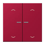 Jung - Abdeckung/Bedienelement für Installationsschalterprogramme Wippe mit Lichtleiter LC 102 KO5P 229 rouge carmin