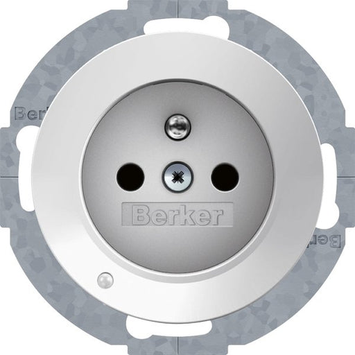 Berker - Steckdose mit Stiftkontakt 6765102089 BS R.1/R.3 pw