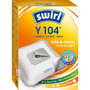Swirl - Zubehör/Ersatzteile für Bodenpflege Staubbeutel Y 104 EcoPor VE4 für übrige Marken