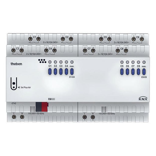 Theben - Bussystem-Schaltaktor Schaltaktor RM 8 I KNX FIX2 Modul, KNX − 1 Stück