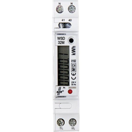 NZR - Elektrizitätszähler Wechselstromzähler EcoCount WSD 32M 1x230 V, 5(25)A