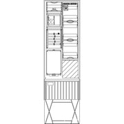 Elsta Mosdorfer - Zähler-Komplettschrank Zähleranschlusssäule ZS341B.W4.21 A340 W4 1Z BKEI 21TE