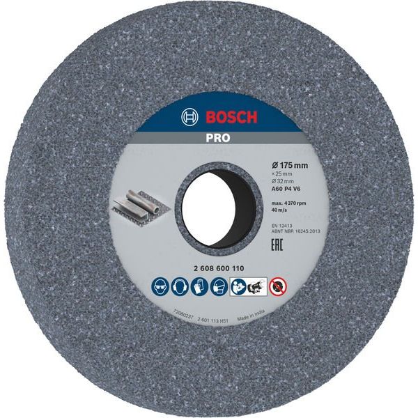 Bosch - Trenn-/Schleifscheibe PRO Metal Schleifscheibe, 2608600110 175 x 25 x 32 mm G60