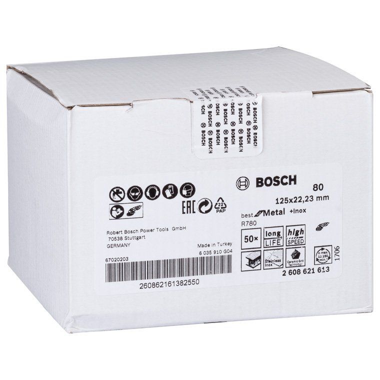 Bosch - Trenn-/Schleifscheibe PRO R780 Fiberscheibe, 2608621613 125 mm, G80