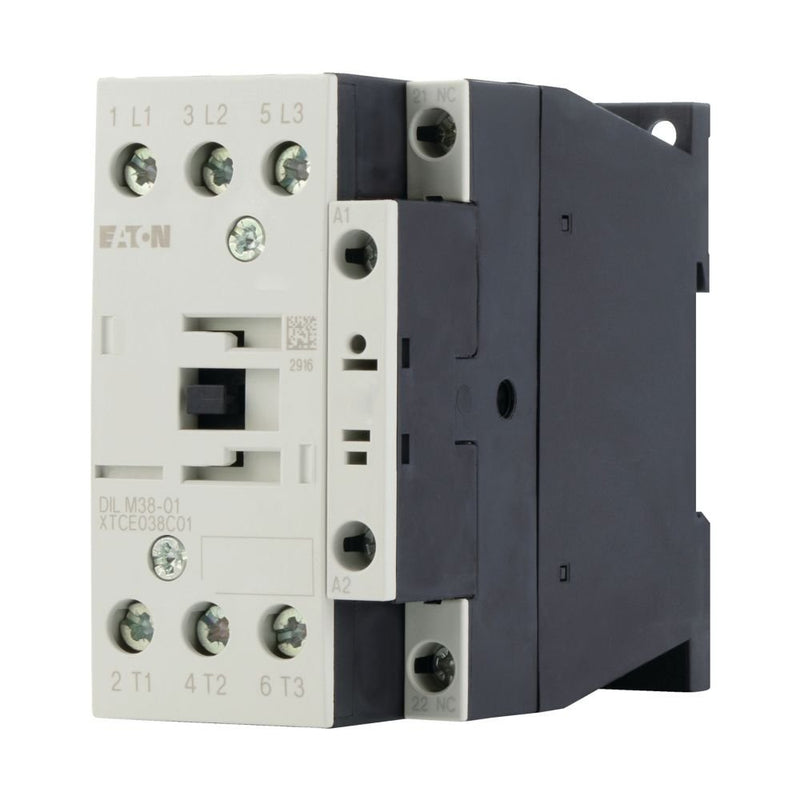 Eaton - Leistungsschütz zum Schalten von Wechselstrom Leistungsschütz 3polig DILM38-01(#112453 380/400V 18.5kW