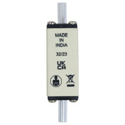 Eaton - Messersicherung Sicherungseinsatz Nieders. 32NHG000BI-690 32A AC 690V 120kA − 3 Stück