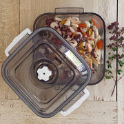 Rommelsbacher - Zubehör/Ersatzteile für Kleingeräte Vakuumier Behälter VCR 250 quadratisch 2,5L − 3 Stück