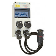 Walther Werke - CEE-Steckdosen-Kombination (IEC 60309) Kunststoff-Steckdosenkombi 69829DFN nationIn: 25A mit 2