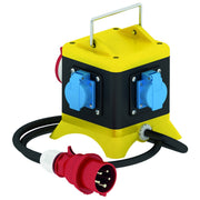 Bals Elektrotech - CEE-Steckdosen-Kombination (IEC 60309) Tragbarer Verteiler 57143 Vollgummi IP44