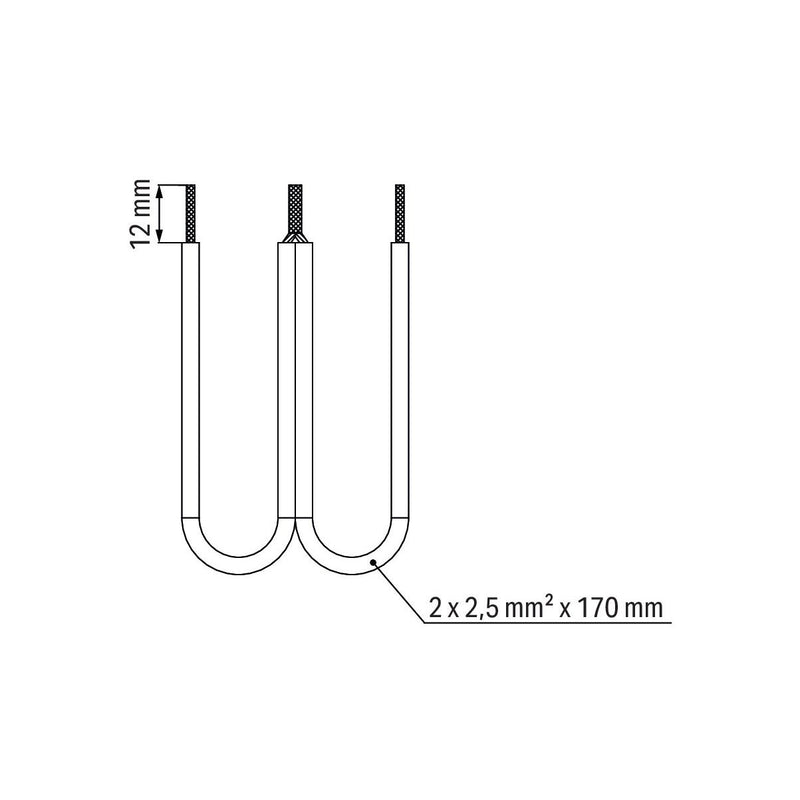 WAGO - Querverbinder/Brücker für Reihenklemme Drahtkettenbrücker 2,5mm² 709-112 isoliert,schwarz
