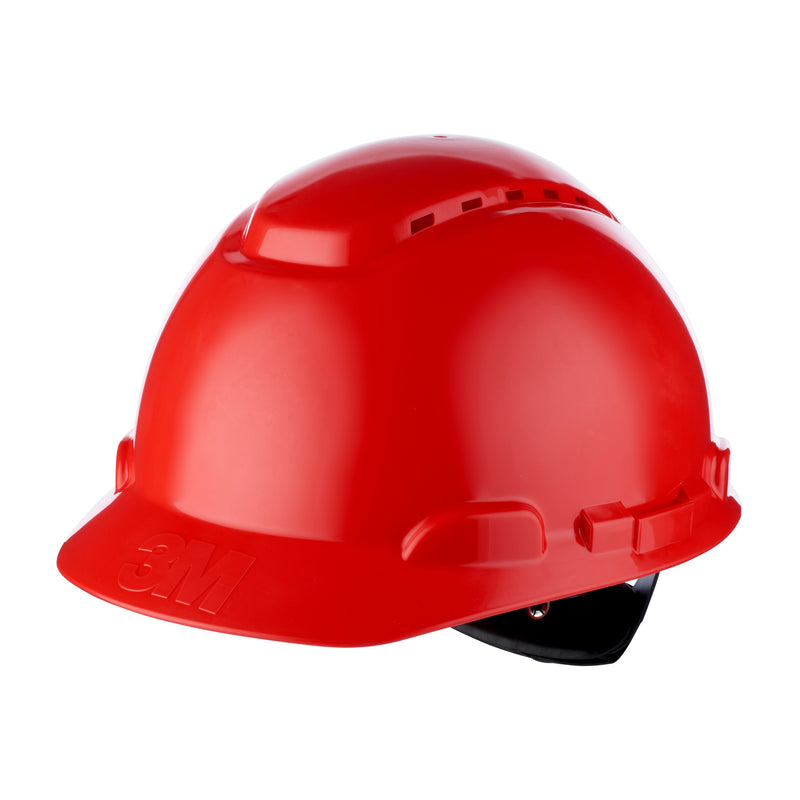 3M - Schutzhelm H700 H700NVR rot,HDPE,belüftet − 20 Stück
