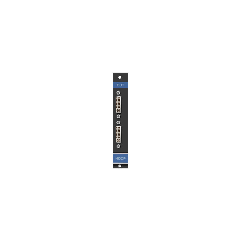 Kramer - Netzwerkadapter DVI (HDCP) Ausgangskarte HDCP-OUT2-F16/STANDA 2-Kanal
