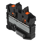 WAGO - Durchgangs-Reihenklemme 2-LeiterMini-Durchgangskl. 2252-1205 Drücker,2,5 mm²,sw − 100 Stück