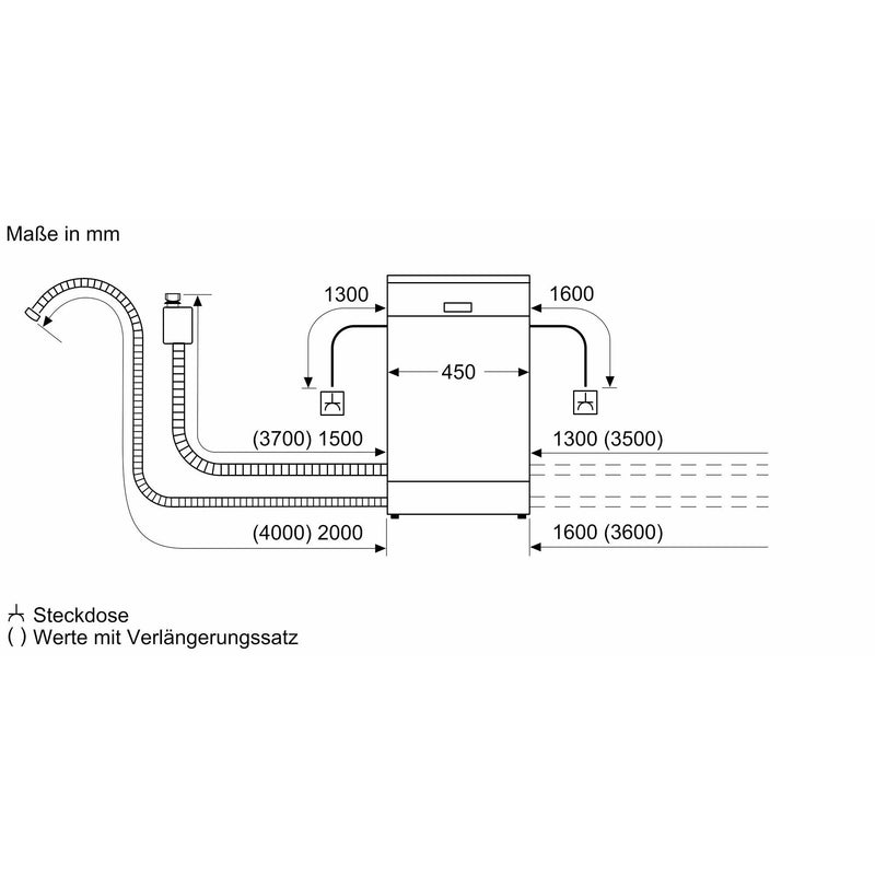 Bosch - Geschirrspüler EB-Geschirrspüler SPV2IKX10E Serie2,HomeConnect