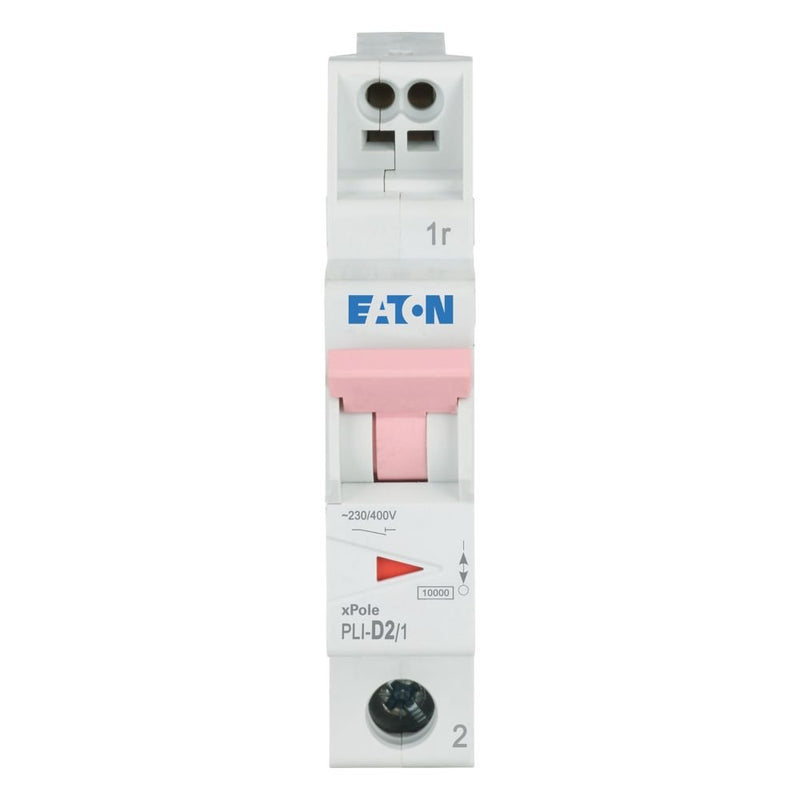 Eaton - Leitungsschutzschalter PLI-D2/1 D 2A, 1p Steckkl