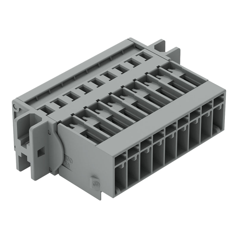 WAGO - Ein- und mehrpolige Klemmenleiste 1-Leiter-Stiftleiste 769-609/002-000 CAGECLAMP,4mm²,gr − 25 Stück