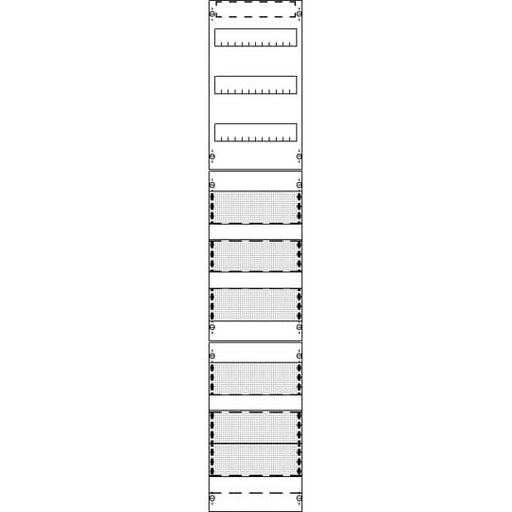 Striebel&amp;John - Verteilerfeld für Installationsverteiler Verteilerfeld FV19A3R3 mit APZ3, zRfZ4 9RE − 1 Stück by Striebel&amp;Joh
